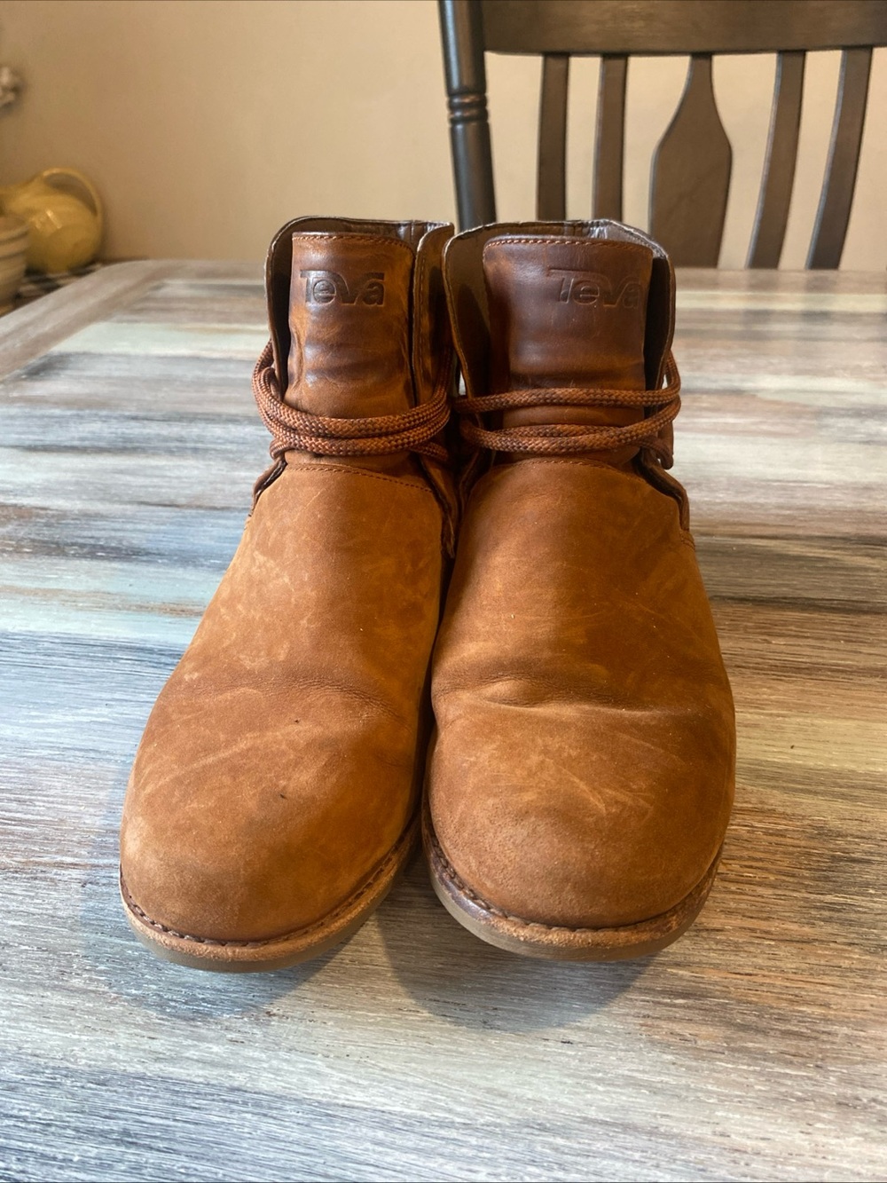 Teva Women's De La Vina Dos Shorty Boots tortoise shell brown colorway 7.5 - Picture 9 of 12